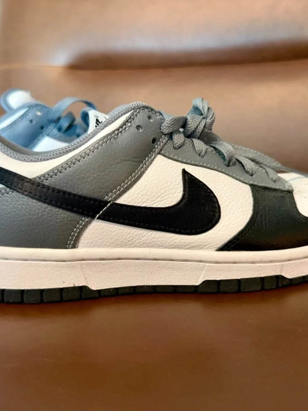 Nike Dunk Low, Men's Size 9, Blk/White/Grey/Blue